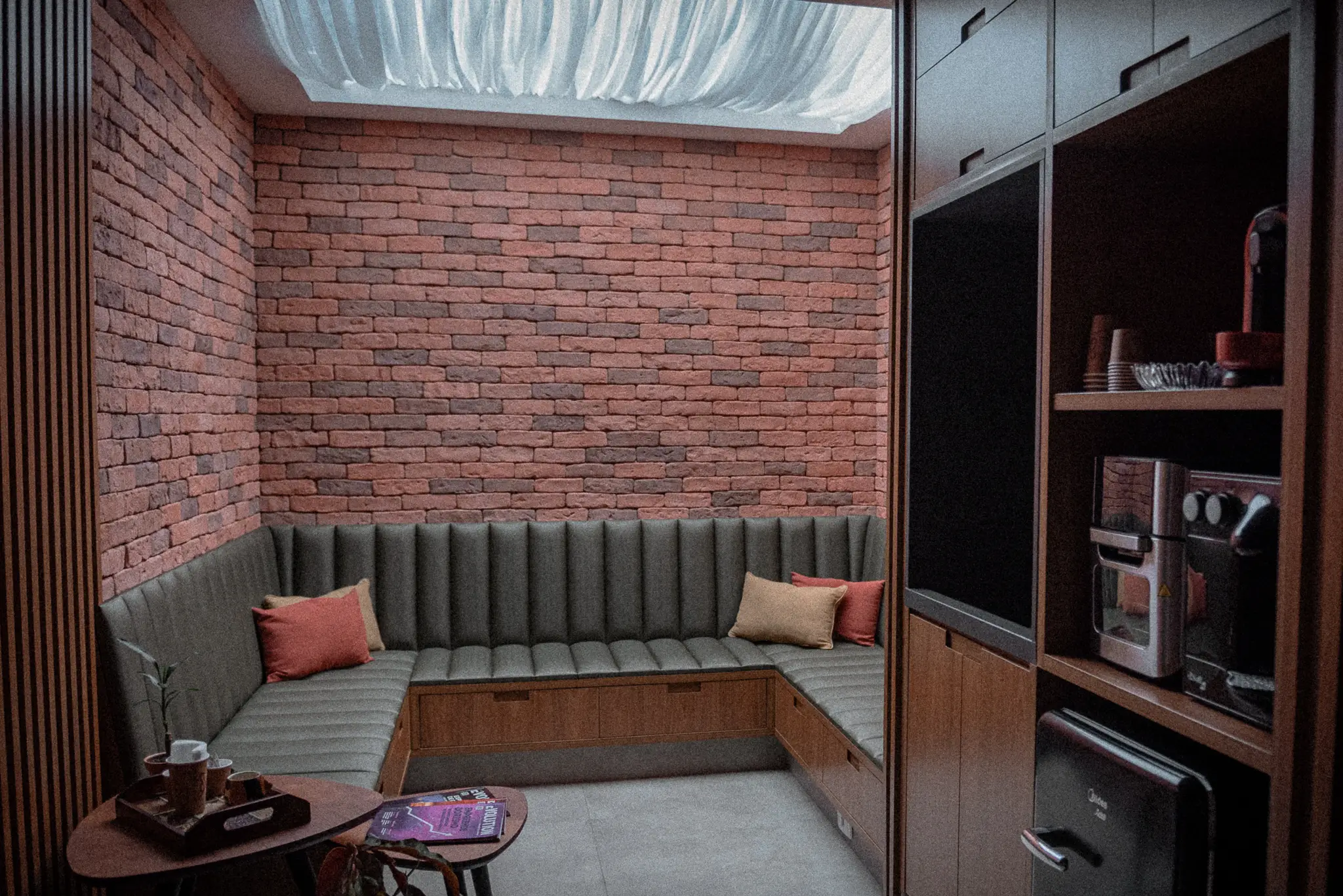 Sala de espera da Casa Matriosca